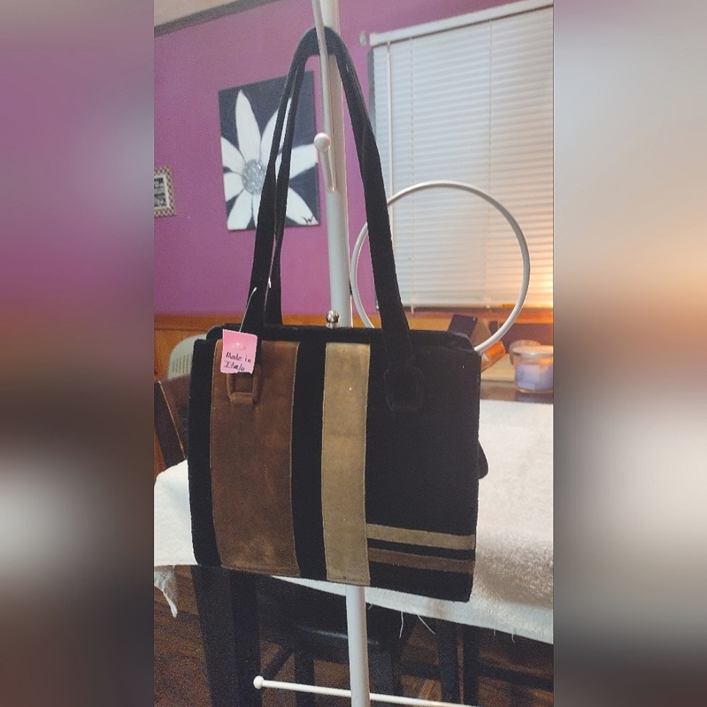 COPY - Vintage suede leather purse